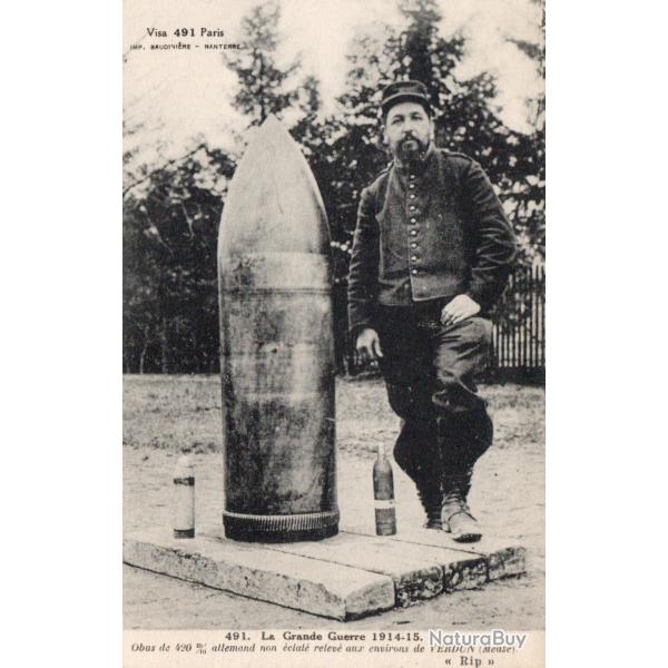 CPA - La Guerres 1914-15 OBUS Allemand- N4326