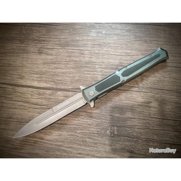 Grand Couteau Stiletto pliant RR1861 Rough Rider extra Large