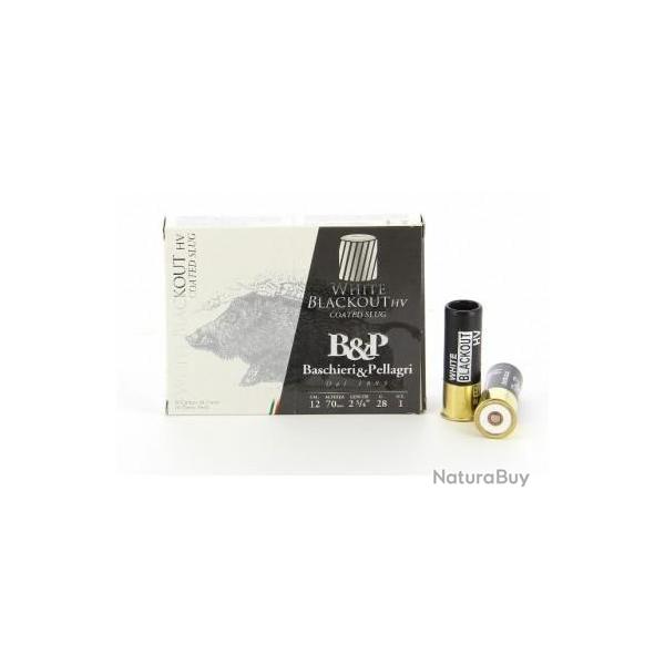 BALLE B&P WHITE BLACKOUT CAL 12/70 28 GR