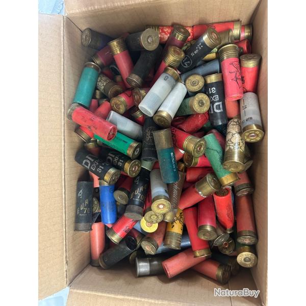 lot de 7.5kgs de vieilles cartouche calibre 12