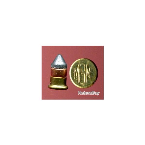 6 mm Flobert Bosquette double culot - marque "MGM" - beau marquage en relief : MGM