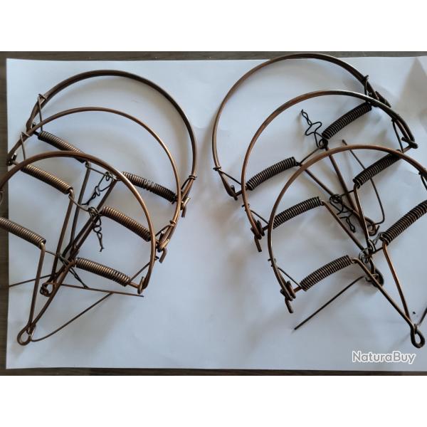Lot 50 Ancien Pieges neuf a souris en cuivre 12 cm
