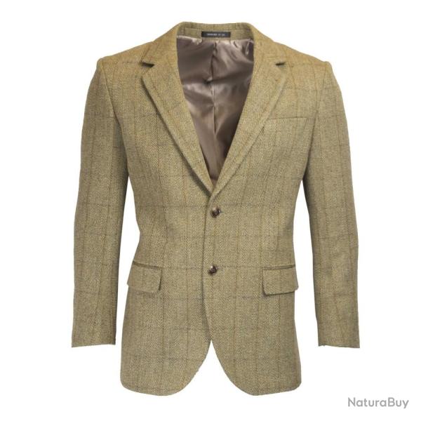 Veste Windsor Tweed clair Homme 100�% tweed - fabrication anglaise - coupe �l�gante 44