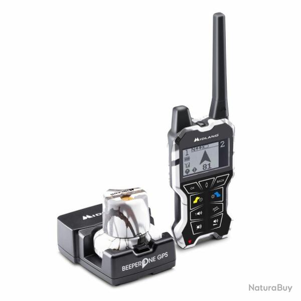 Pack collier de rep�rage Midland beeper one GPS