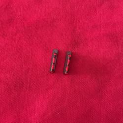 Lot de deux guidons pour carabine ou fusil, pas de prix de réserve