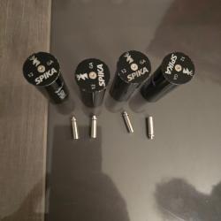 Douilles amortisseurs anodisées noires cal. 12 occasion