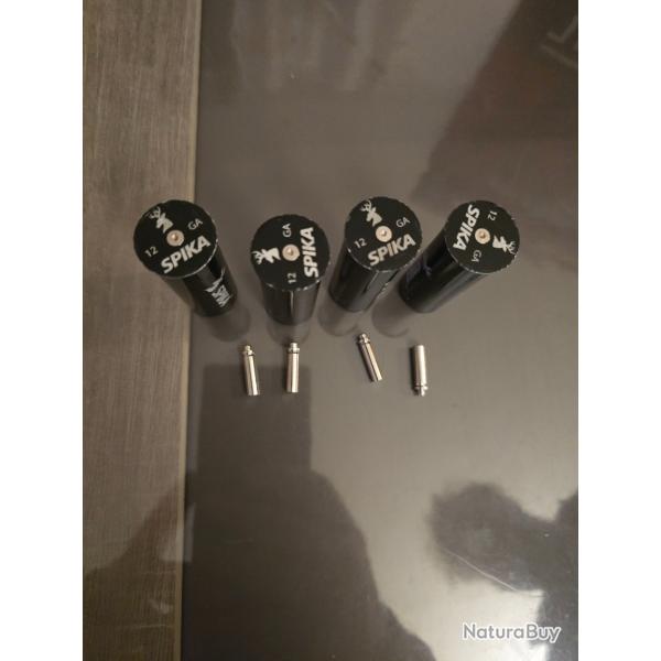 Douilles amortisseurs anodises noires cal. 12 occasion