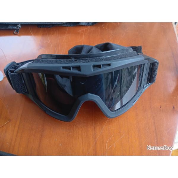 LUNETTES TACTIQUES de protection paintball ou tir.