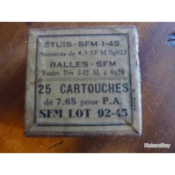 Boite vide pour 25 cartouches