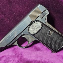 Pistolet FN Herstal, mod 1910, calibre 7,65br, DEUX chargeurs, superbe état, Belgique, Catégorie B