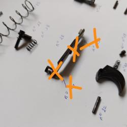 Lot pièces Ortgies 6.35