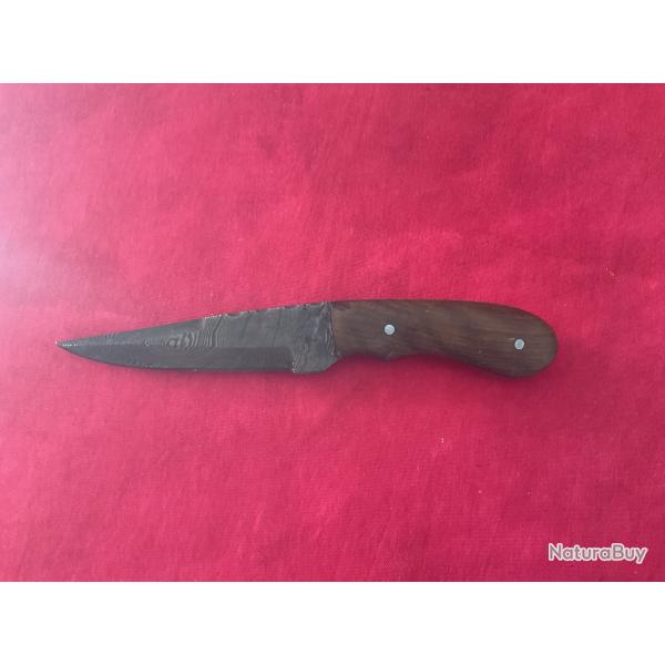 Couteau avec lame damas, pas de prix de r�serve
