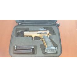 Pistolet,CZ SHADOW 2 COMPACT HOLOSUN CAL 9X19 CAT B soumise a autorisationArmes, Munitions Ct.B