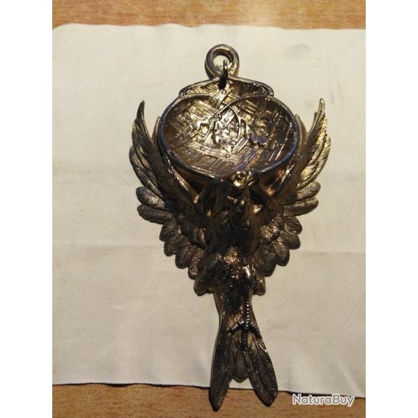 porte montre � gousset bronze dor�