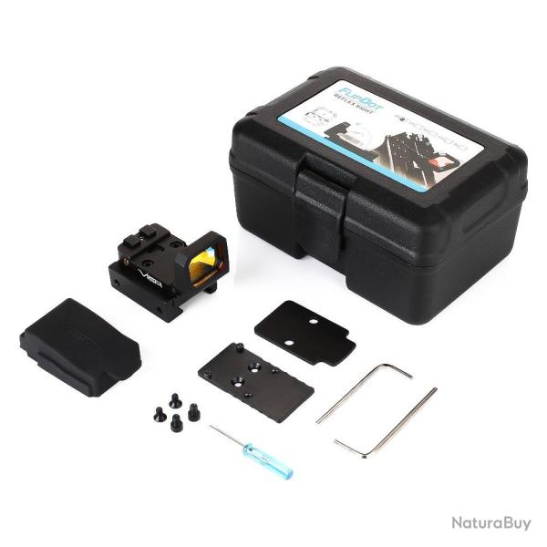 Vism Folidng Sight with the 20mm Rail Mount Noir