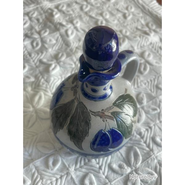 carafon en gr�s sign� Schmitter (d'Alsace), avec tampon, v�ritable Betschdorf, neuf. Jamais utilis�,