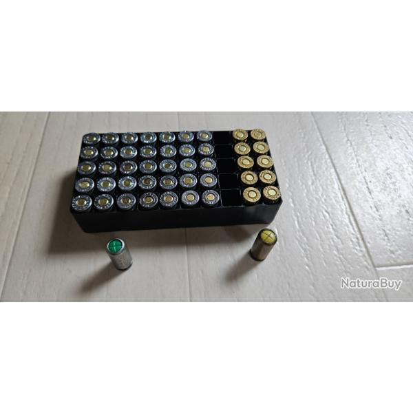 Lot de cartouches gaz cz 9mm + cartouches  blanc Titans 9mm