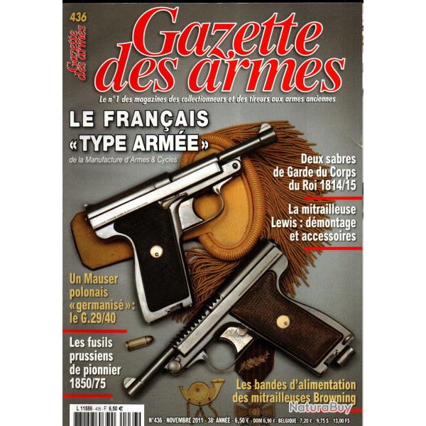 gazette des armes 436 9 mm � la fran�aise , mauser polonais g.29-40, fusils prussiens de pionnier