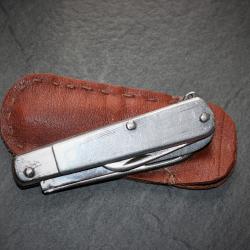 ANCIEN ET RARE COUTEAU PLIANT MANUFRANCE MULTIFONCTIONS A RENOVER **COLLECTION**