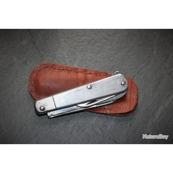 ANCIEN ET RARE COUTEAU PLIANT MANUFRANCE MULTIFONCTIONS A RENOVER **COLLECTION**