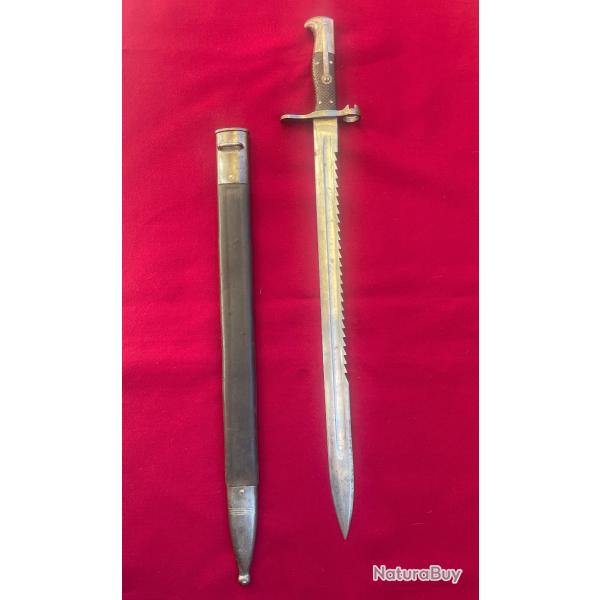 Ba�onnette Vetterli. Suisse Ord. 1878. Premier mod�le