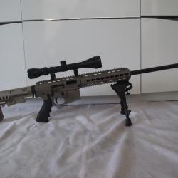 carabine PALLAS BA-15 TACTICAL tan cal.22lr + deux chargeurs