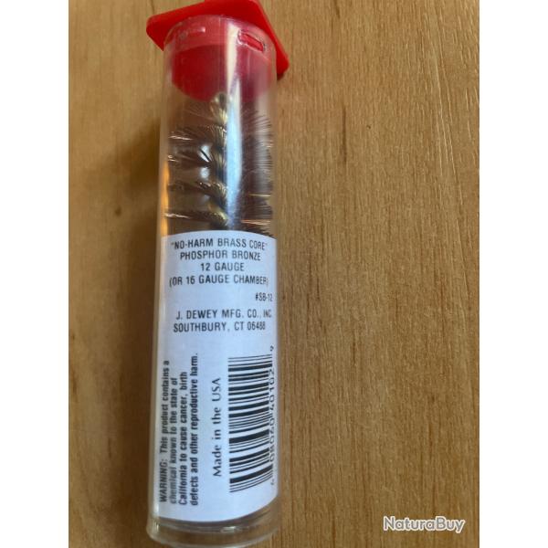 J Dewey 12 GaugeBrosse ecouvillon
