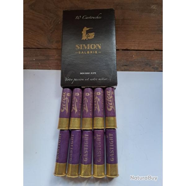 Bote de10 belles cartouches anciennes cal 20  douilles cartons Anglaise  pour l'armurerie  SIMON