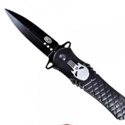 COUTEAUX PLIANT JKR PUNISHER SKULL 80mm