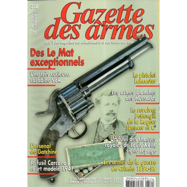 gazette des armes 350 carcano court mod.1941, le mat exceptionnel, armes blanches hussards part 2,
