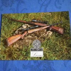 Brochure dépliant STEYR MANNLICHER Luxus Mod M "LUXE"