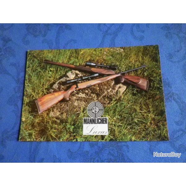 Brochure dpliant STEYR MANNLICHER Luxus Mod M "LUXE"