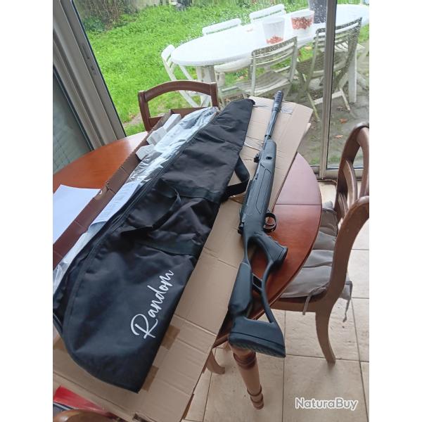 CARABINE HATSAN AIRTACT 6,35 mm 19,9J + tui RANDOM. Prcise+puissante!!!Top pickling ou nuisibles