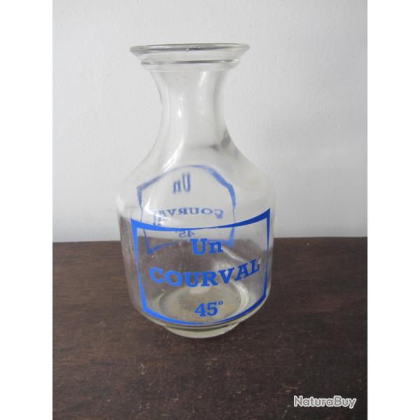 Carafe publicitaire Courval 45 pastis 1950-1960