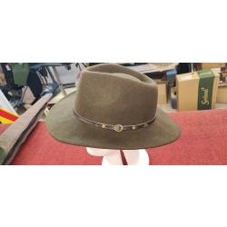 CHAPEAU 100% LAINE IMPERMÉABLE VERT - T61