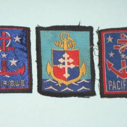 Insignes 9&egrave;me DIMA et Forces fran&ccedil;aises du Pacifique. 2