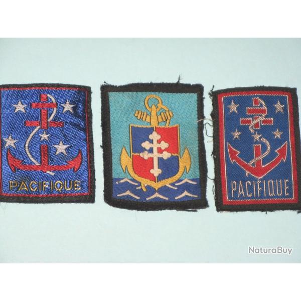 Insignes 9�me DIMA et Forces fran�aises du Pacifique. 2