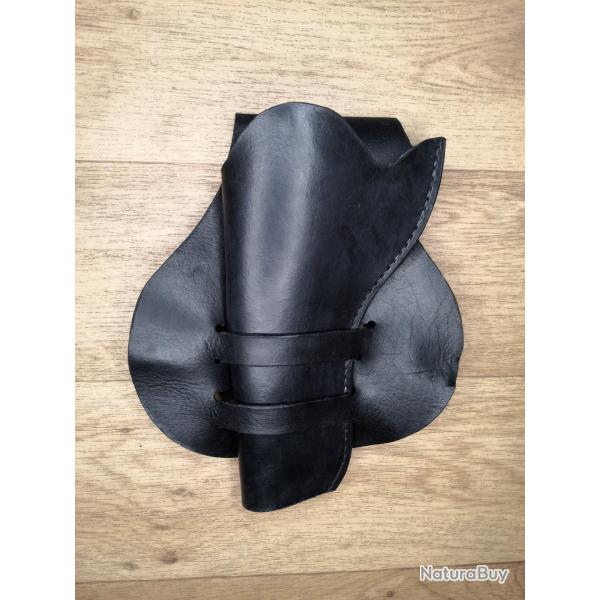 holster  "hell on wheels" gaucher noir