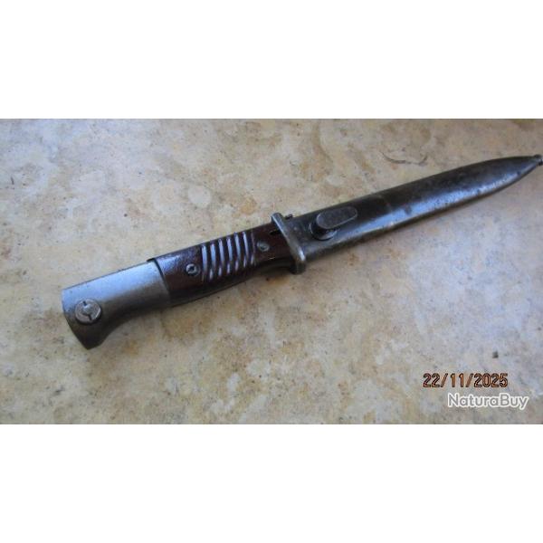 baionnette mauser 98k matricule diff baklite Allemande seconde guerre ww2 Allemagne WKC 40/S185K