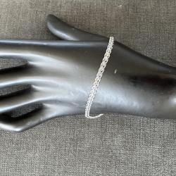 Long bracelet argent - 23 cm