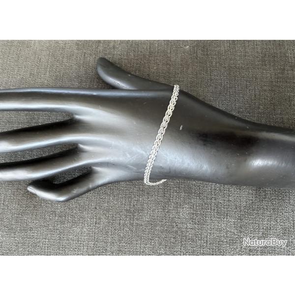 Long bracelet argent - 23 cm
