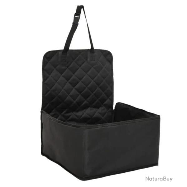 Si�ge voiture chien tissu Oxford noir 45x45x25/55 cm antid�rapant