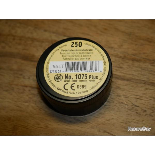 Boite de 250 Amorces RWS 1075 Plus