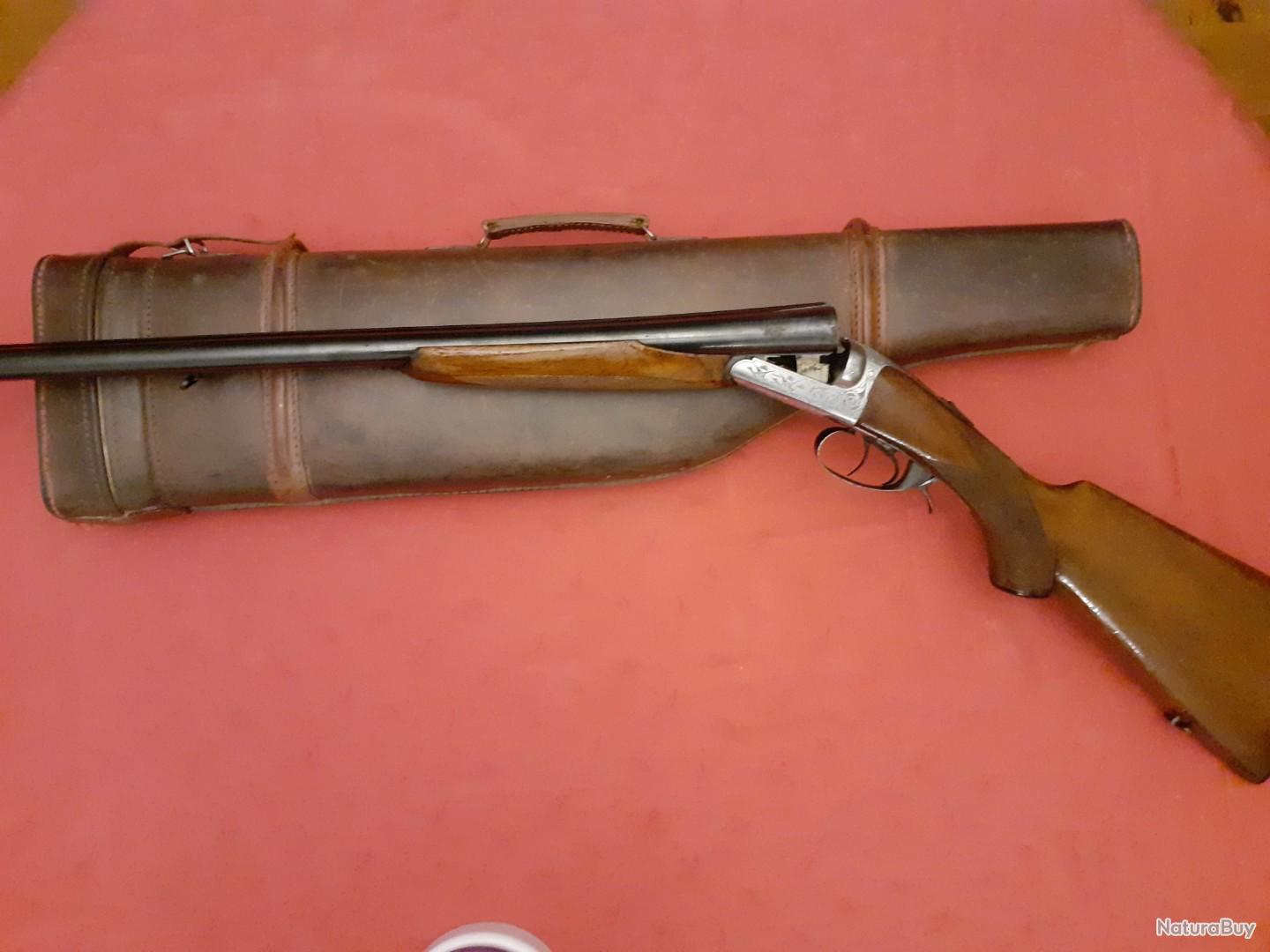 ÉTUI À FUSIL dit Jambon Ancien solide , restauration à prévoir, voir