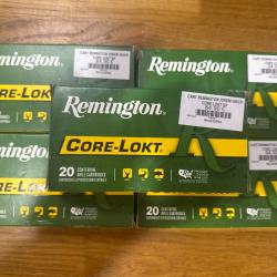 Lot de 5 boîtes Remington Core Lokt cal 35 Remington