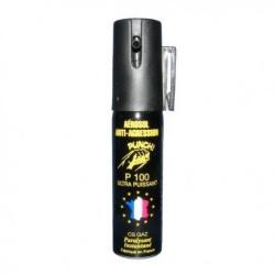 Bombe lacrymog&egrave;ne 25ml Gaz PUNCH P100