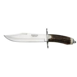 DAGUE JOKER BOWIE MANCHE BOIS DE CERF 200 mm
