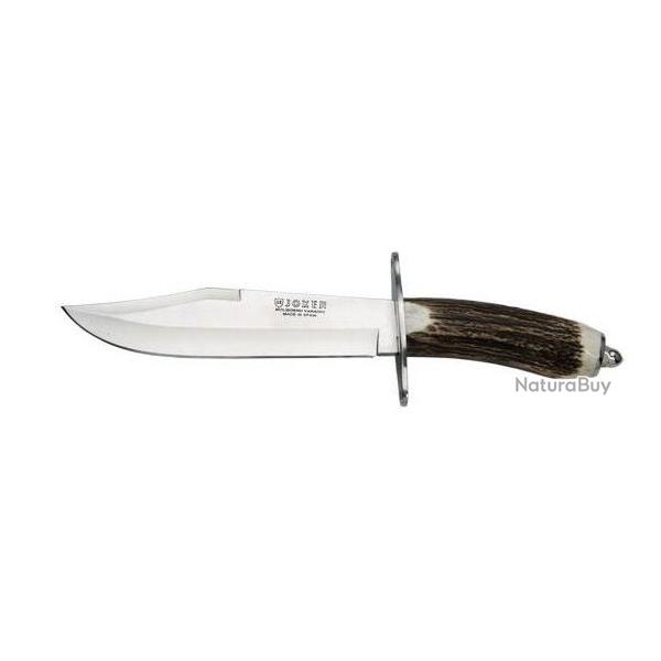 DAGUE JOKER BOWIE MANCHE BOIS DE CERF 200 mm
