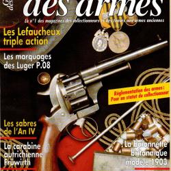 gazette des armes 293 marquages luger p.08,lefaucheux triple action, usm1 part 2,