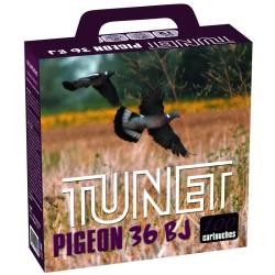 Cartouches Tunet pigeon 36gr plomb 4.5 pack de 100